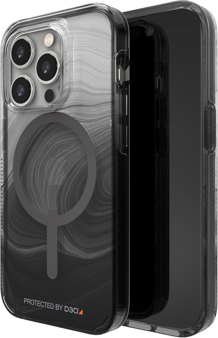 GEAR4-CASES-MILAN SNAP-APPLE-IPHONE 14 PRO MAX -FG-BLACK SWIRL