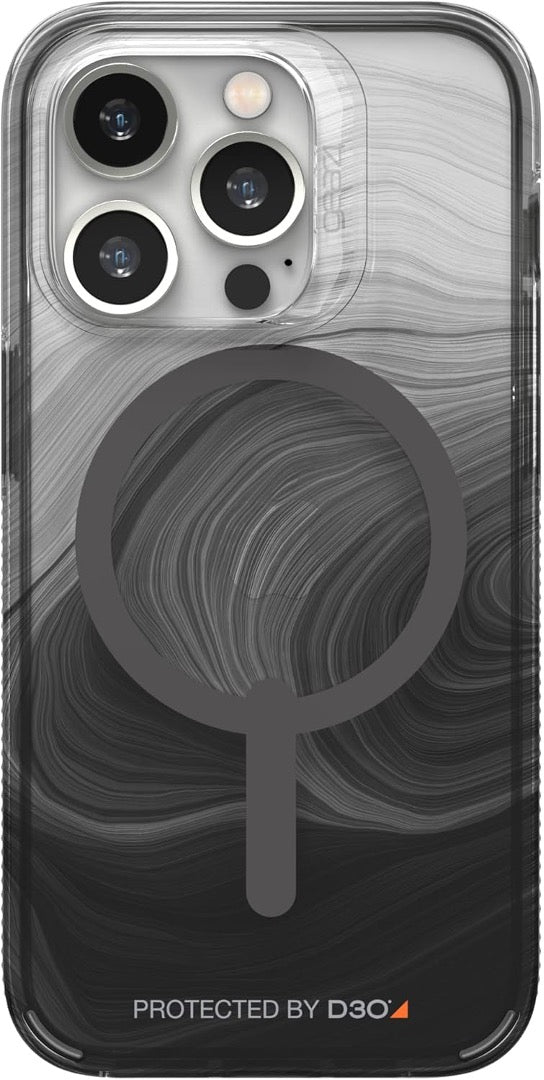 GEAR4-CASES-MILAN SNAP-APPLE-IPHONE 14 PRO MAX -FG-BLACK SWIRL