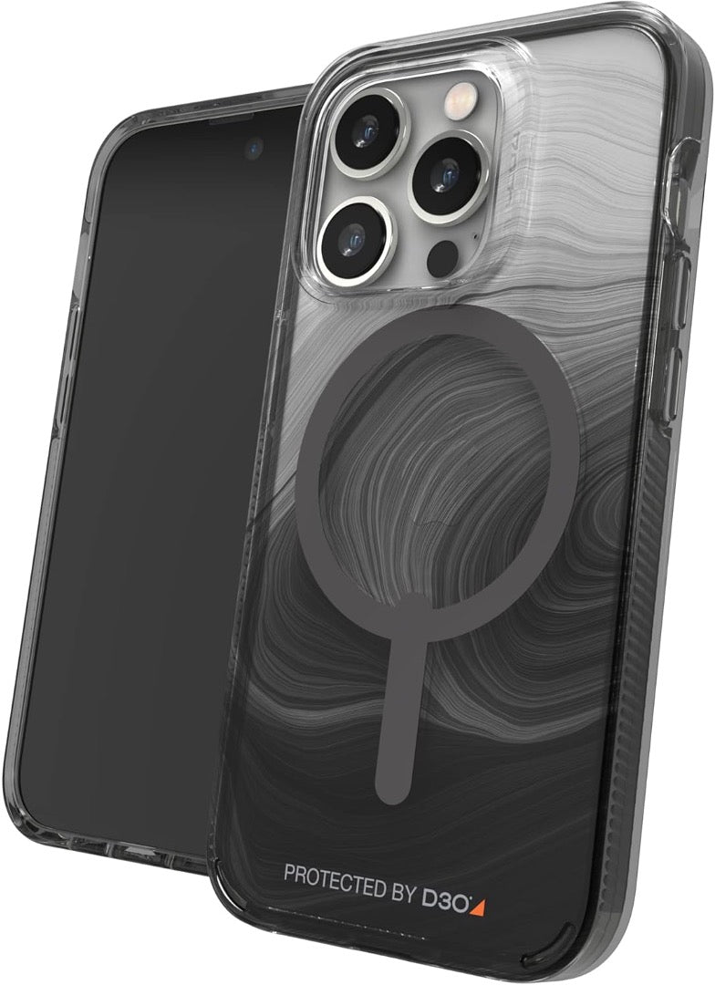 GEAR4-CASES-MILAN SNAP-APPLE-IPHONE 14 PRO MAX -FG-BLACK SWIRL