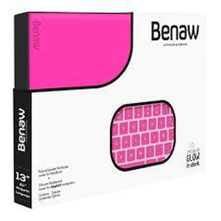 Case Rigido BENAW Resplandese en la Oscuridad Magenta Para MacBook Pro Retina 13