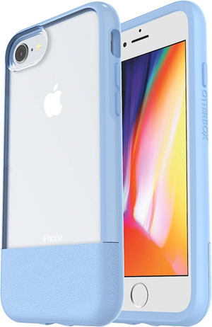 Case Rígido a Presión OtterBox Simetría Para iPhone 7/8 - Transparente/Azul Cielo