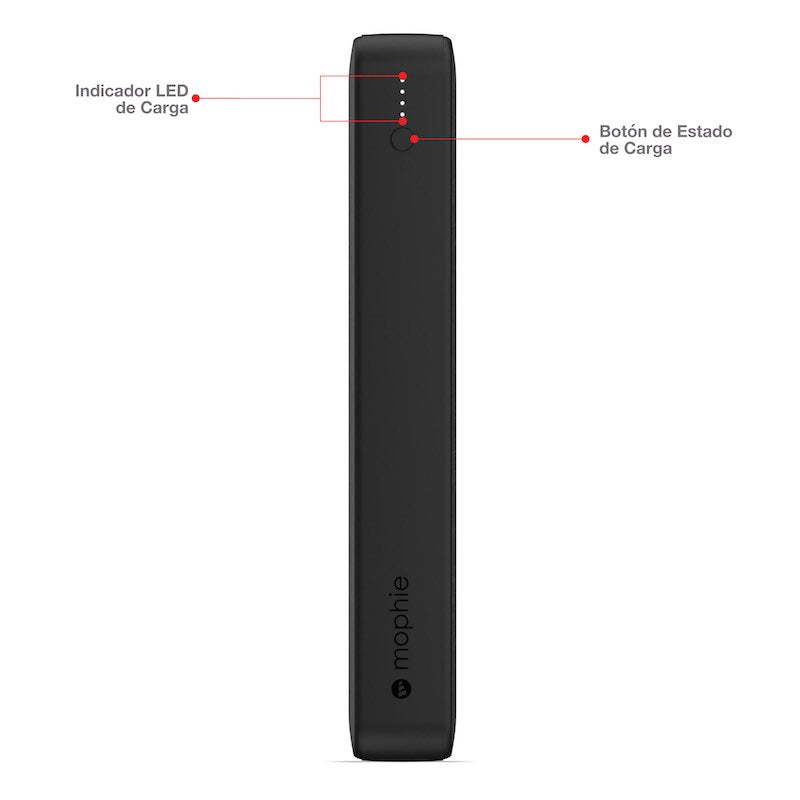 BATERÍA MOPHIE POWERBANK 20,000MAH USB-C PD18W / 2 USB-A- NEGRO