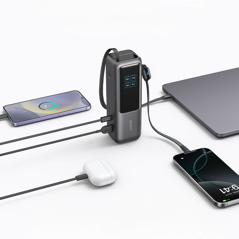 BATERIA ANKER EXTERNA 25000 MAH 165W 3 USBC 1 USBA