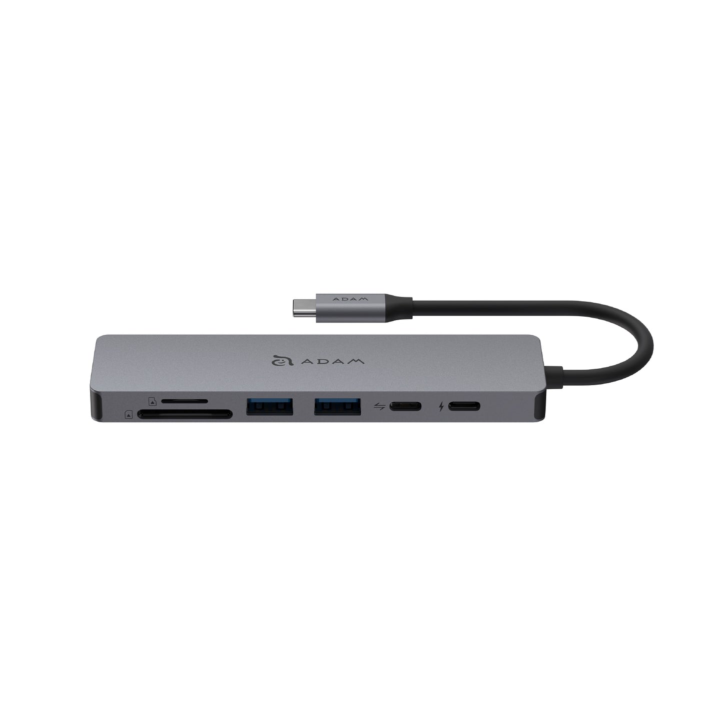 MULTIPUERTO ADAM ELEMENTS SE07 USB-C 7 EN 1 GREY