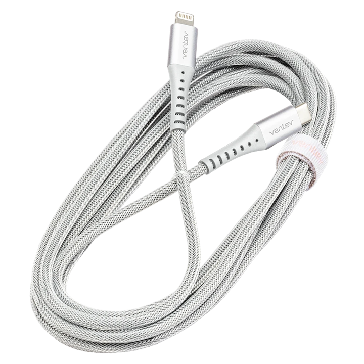 Cable de Aleación VENTEV Chargesyn USB-C a Lightning - Blanco