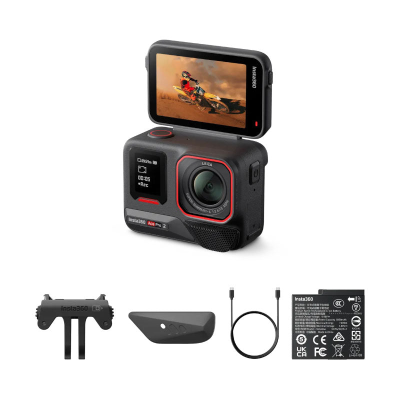 CAMARA DE ACCION INSTA360 ACE PRO 2 8K STD BTH USB WIFI BLACK