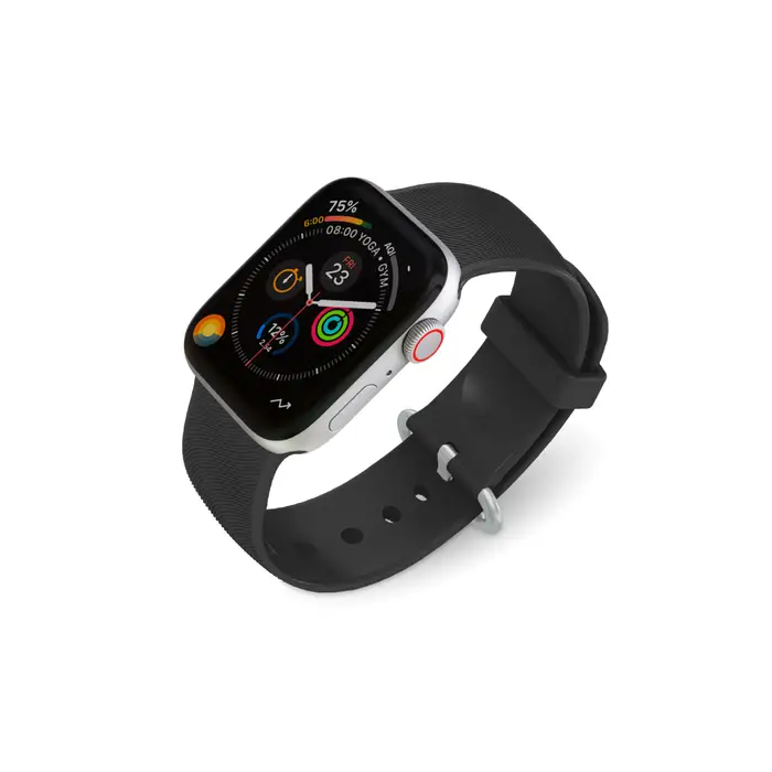 Correa de Silicona NCO ActiveLoop para Apple Watch S7 de 41mm - Negro