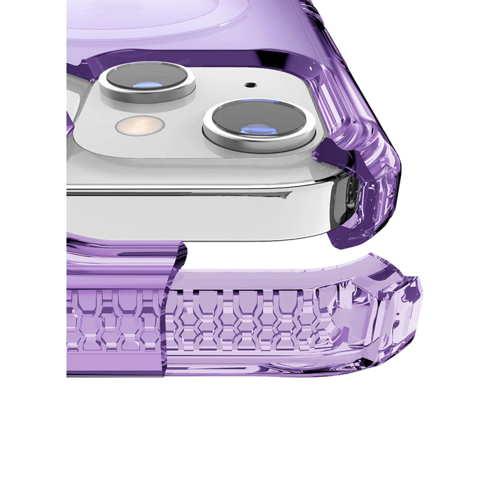 Case ITSKINS SUPREME MAGCLEAR Para iPhone 13 - Purpura