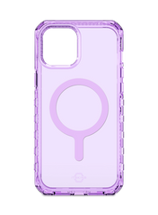 Case ITSKINS SUPREME MAGCLEAR Para iPhone 13 - Purpura