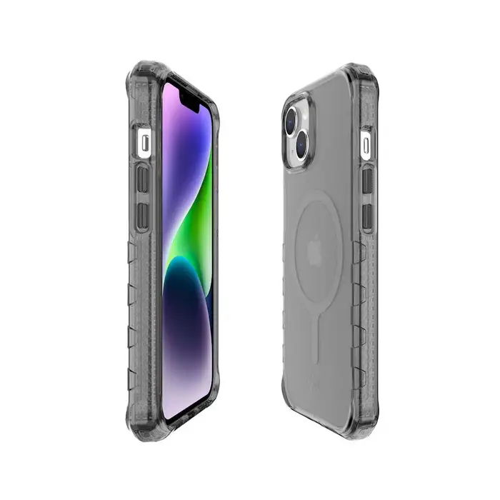 Case ITSKINS SUPREME MAGCLEAR Para iPhone 14 Plus - Grafito