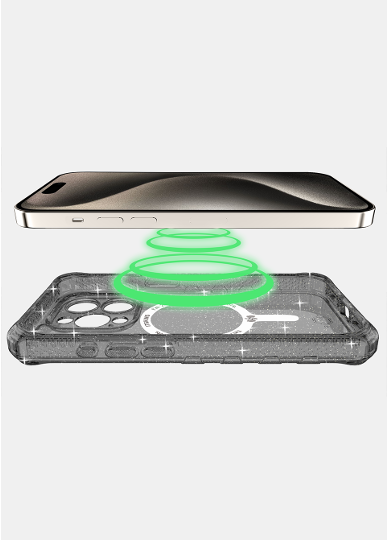 CASE ITSKINS SPECTRUM MAGSAFE IPHONE 15 PRO BLACK