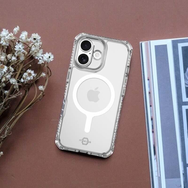 CASE ITSKINS HYBRID R TRANSLUCENT MAGSAFE IPHONE 17 CLEAR