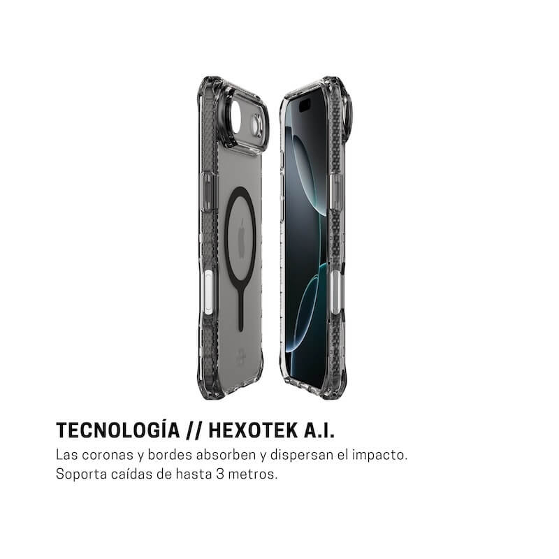 CASE ITSKINS HYBRID R VAPOR MAGSAFE IPHONE 17 AIR SMOK