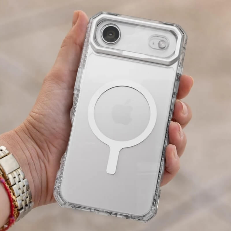 CASE ITSKINS SUPREME R CLEAR MAGSAFE IPHONE 17 AIR CLEAR/WHITE