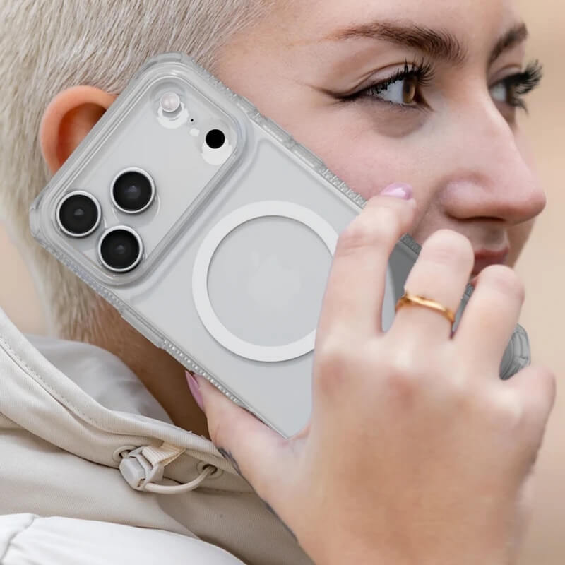 CASE ITSKINS HYBRIDR TRANSLUCENT MAGSAFE IPHONE 17 PRO MAX CLEAR