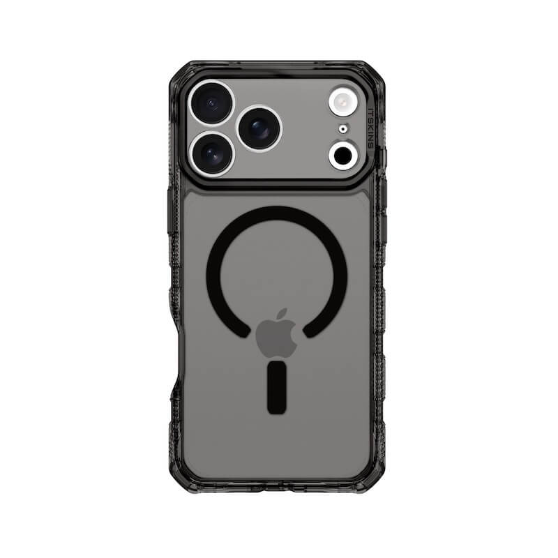 CASE ITSKINS SUPREME R CLEAR MAGSAFE IPHONE 17 PRO GRAPHITE