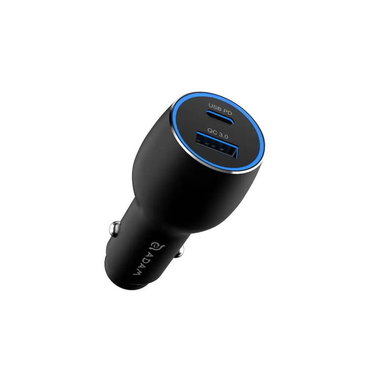 Cargador para Auto ADAM ELEMENTS OMNIA C1 PRO USB-C / USB-A de 83W  - Negro