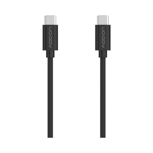 CABLE DE CARGA ADD ON USBA/USBC 2M - BLACK