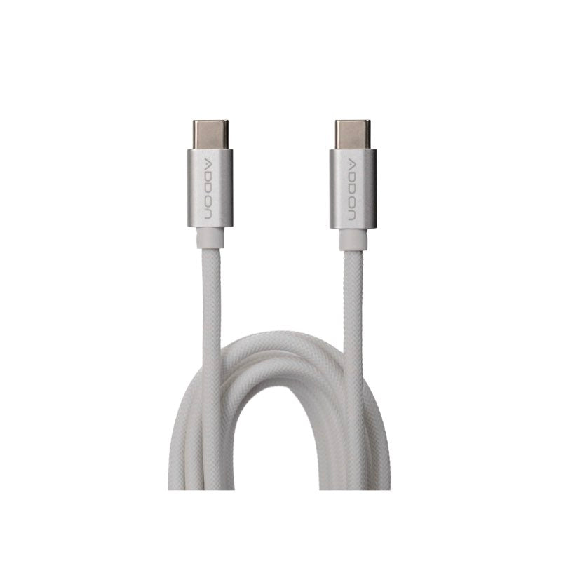 CABLE DE CARGA ADD ON USBC/USBC 2M - WHITE