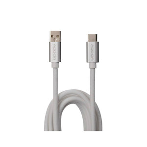 CABLE DE CARGA ADD ON USBA/USBC 2M - WHITE
