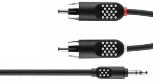Cable de audio RCA BELKIN 3.5MM 6FT - Negro