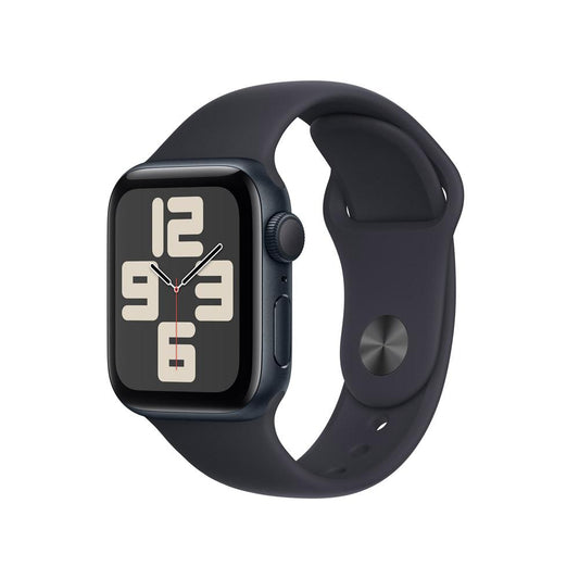 Apple Watch SE GPS • Caja de aluminio color medianoche de 40 mm • Correa deportiva color medianoche - S/M (2023)