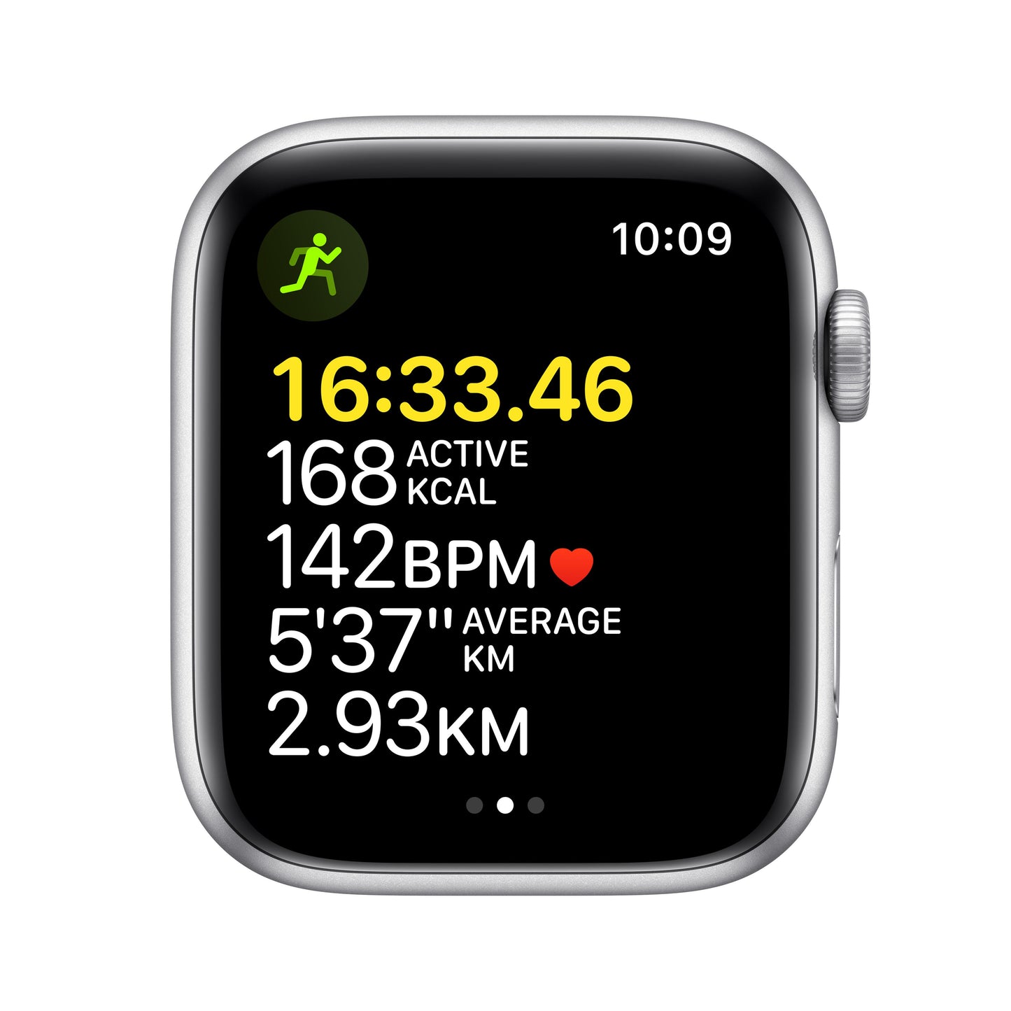 Apple Watch SE (GPS) - Caja de aluminio en plata de 44 mm - Correa deportiva en color abismo - Talla única