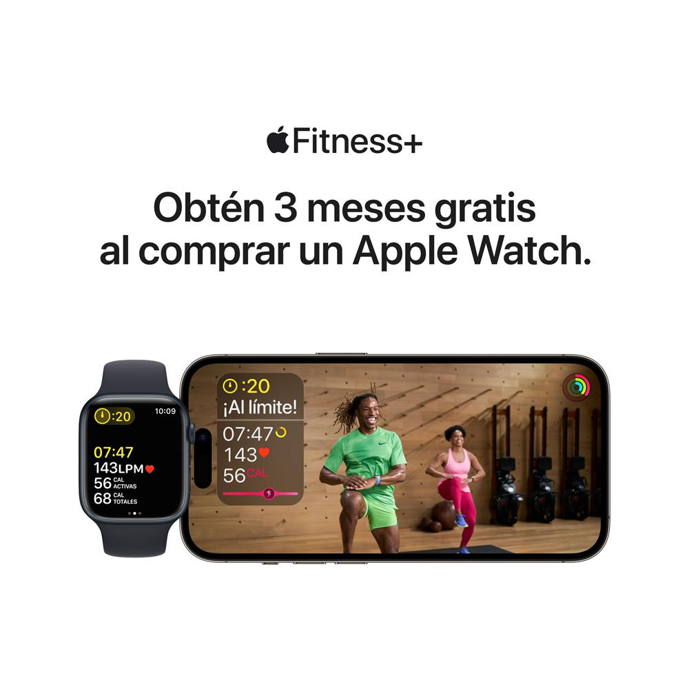 Apple Watch SE (GPS) - Caja de aluminio en plata de 44 mm - Correa deportiva blanca - Talla única