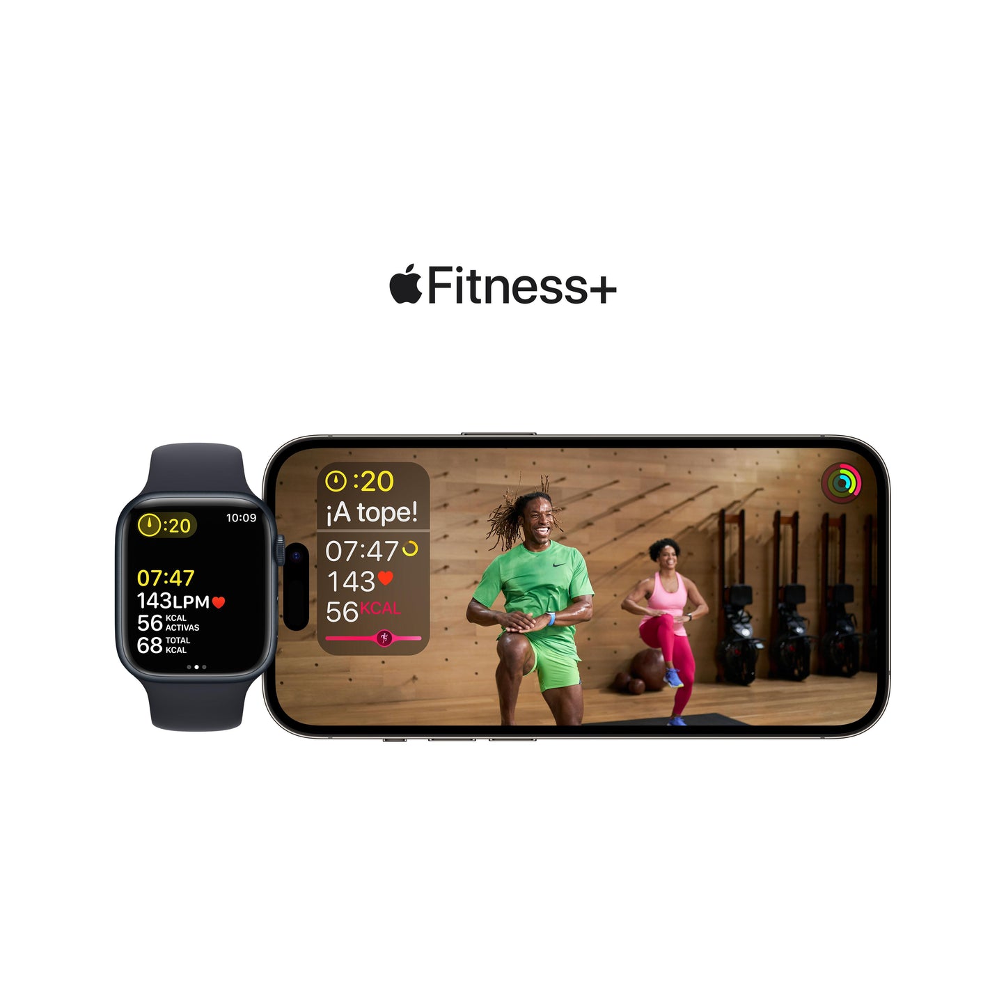Apple Watch SE (GPS) - Caja de aluminio en color medianoche de 44 mm - Correa deportiva en color medianoche - Talla única