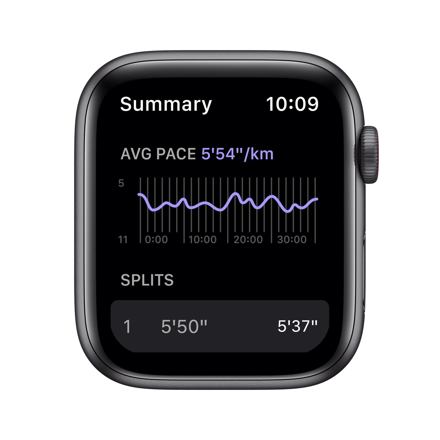 Apple Watch Nike SE (GPS+Cellular) - Caja de aluminio en gris espacial 44 mm - Correa Nike Sport antracita/negra - Talla única