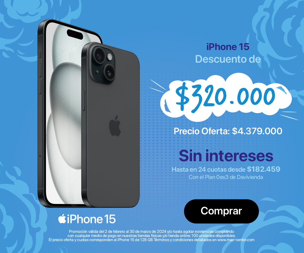 Funda transparente con MagSafe para el iPhone 15 Pro – Mac Center Colombia