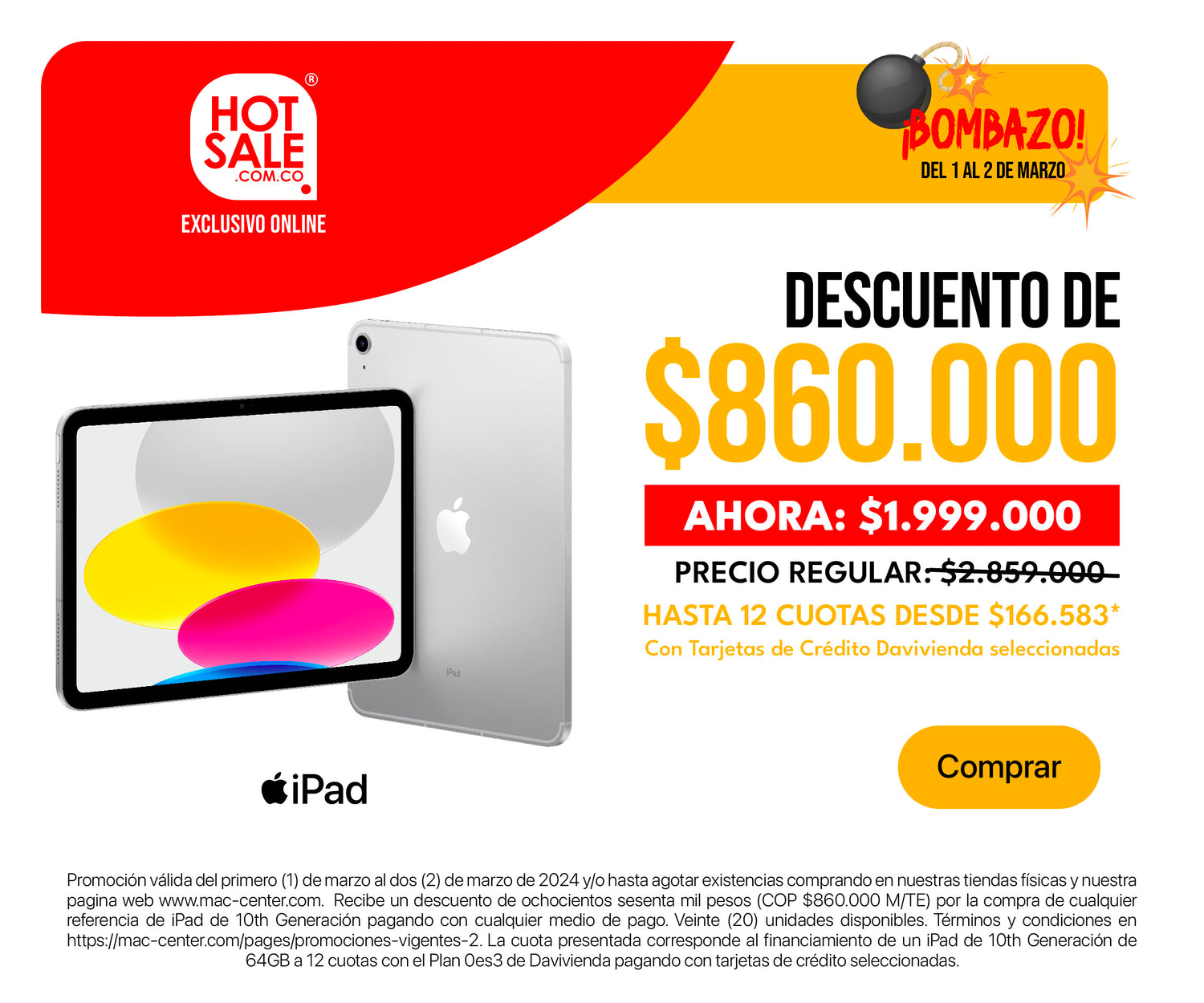 Combo iPad 10 + Pencil – Mac Center Colombia