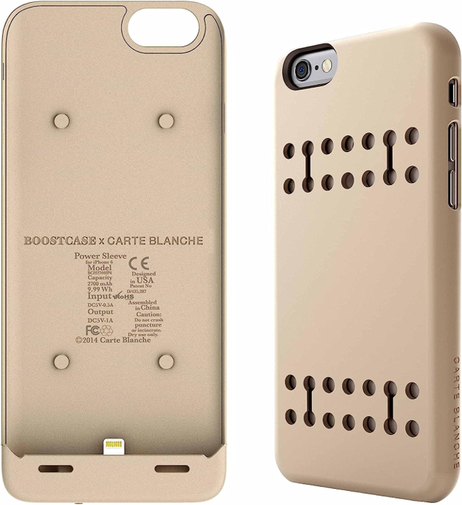 Case con Batería Externa Pro Para iPhone 6 - Dorado