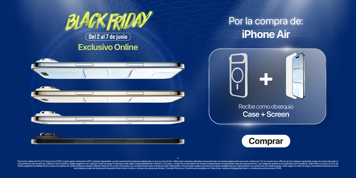 Ofertas Apple y más Black Friday 2024 | Mac Center Colombia