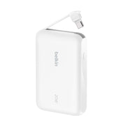 BATERIA BELKIN 20W BOOSTCHARGE 10000 mAh CABLE USB-C WHITE