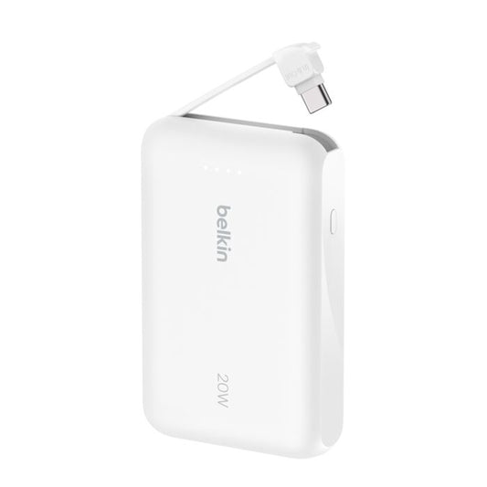 BATERIA BELKIN 20W BOOSTCHARGE 10000 mAh CABLE USB-C WHITE
