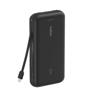 BATERIA BELKIN 30W BOOSTCHARGE 20000mAh CABLE USB-C BLACK