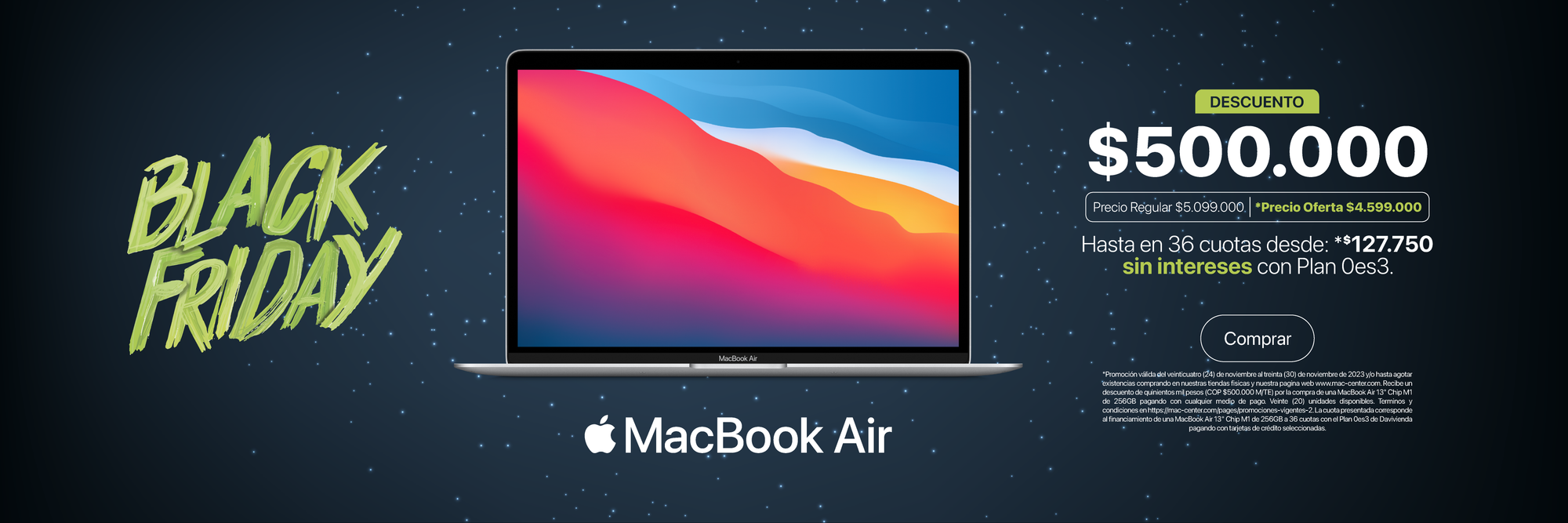 Ofertas exclusivas Black Friday 2023 | Mac Center Colombia