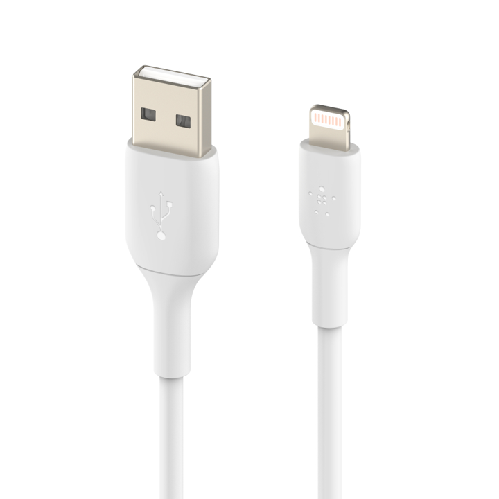 Cable Belkin USB-A a Lightning - 2M - Mixit - Blanco