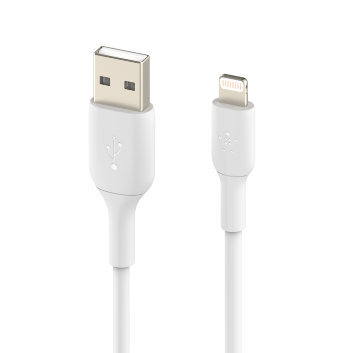 Cable Belkin USB-A a Lightning - 3M - Mixit - Blanco