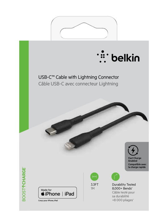 Cargador de mechero BELKIN (iPad - iPhone) conexión Lightning