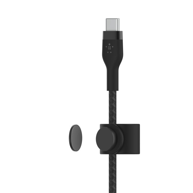 Cable Belkin USB-C a Lightning - 2M - Pro Flex - Negro