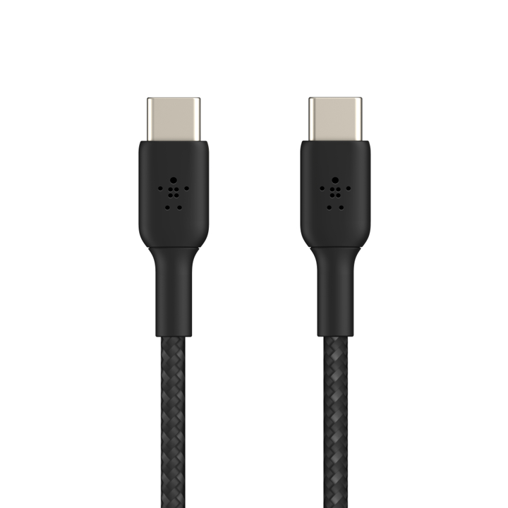 Cable Belkin USB-C a USB-C - 1M - Trenzado - Negro