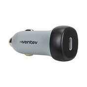 ADAPTADOR VENTEV PARA CARRO 30W USB-C GREY