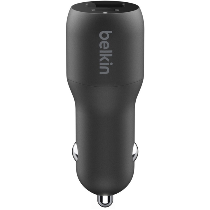 Cargador BELKIN BOOST Para Carro USB-C PD + USB-A de 32W - Negro