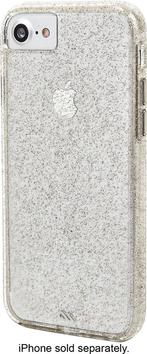 Case MATE NAKED TOUGH Glitter Para iPhone 7 - Champaña