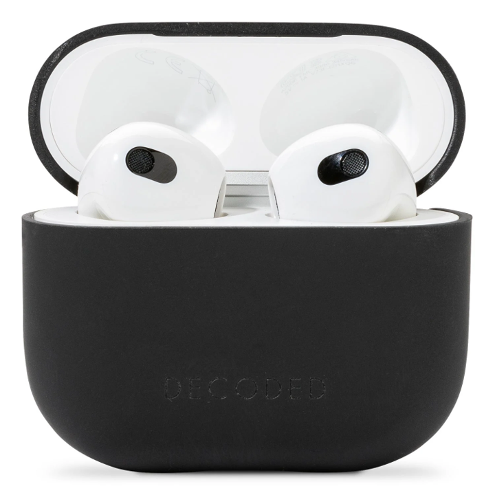 CASE SILICONA LIQUIDA AIRPODS 3GEN NEGRO