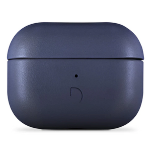 DECODED CASE EN CUERO VEGANO AIRPODS PRO 2GEN /1GEN AZUL ACERO