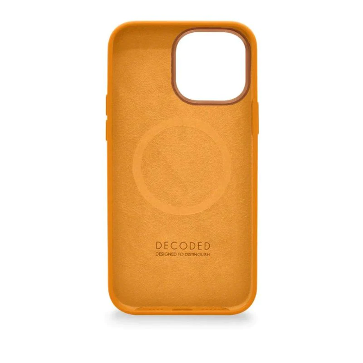 Case de Silicona DECODED BACK COVER Para iPhone 14 Pro - Apricot