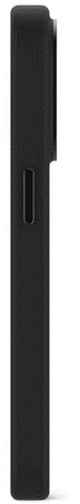 Case de silicona antimicrobiana DECODED para iPhone 15 Pro -  Negro